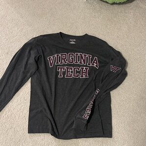 Russell Athletic Dark Gray Virginia Tech Long Sleeve Shirt